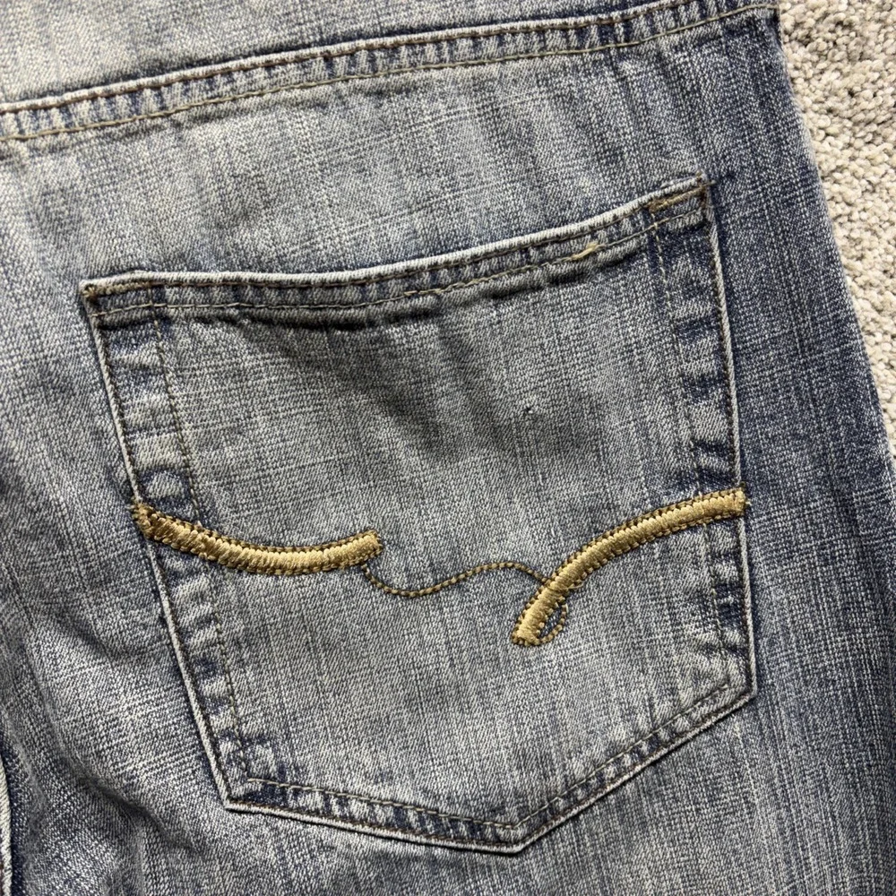 Vintage Southpole Jeans Mens 36x32 Denim Faded Baggy Skater Hip Hop‎ Grunge GOLD